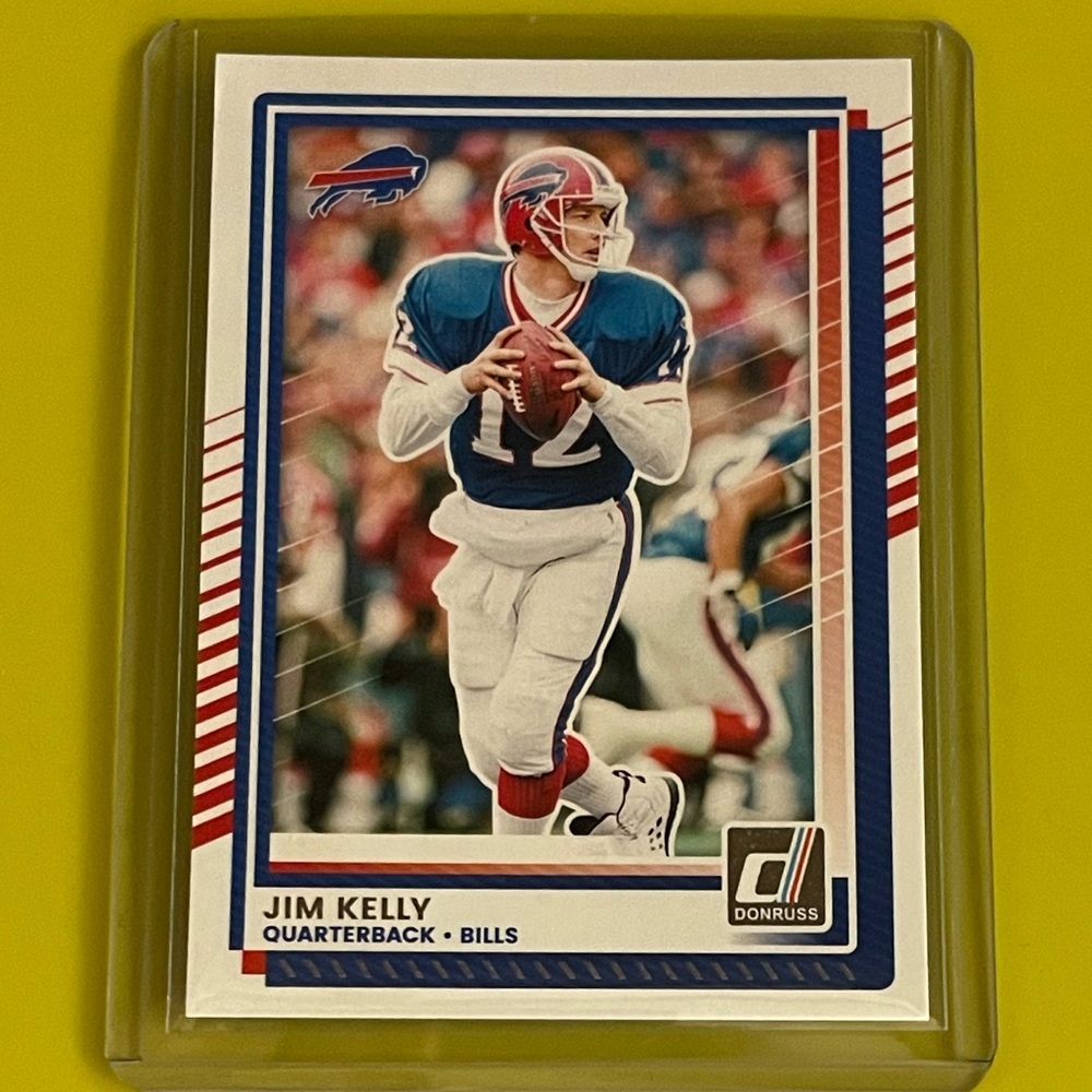 Jim Kelly #44 2025 Panini Donruss Football Trading Card